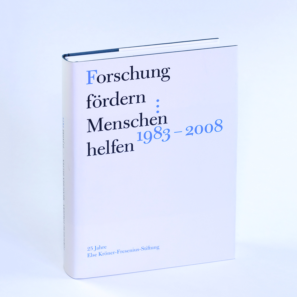 25Jahre Else Kroener Fresenius Stiftung Else Kröner Kurzbiografie Stiftungsgeschichte Cover